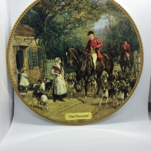 Royal Doulton Collector Plate “The Tollgate” by Heywood Hardy – Limited Edition Bradford Exchange