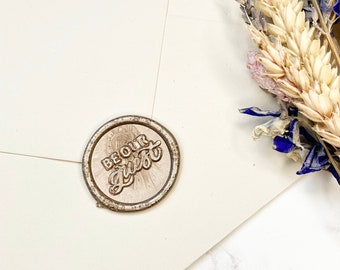 Be Our Guest Self Adhesive Wax Seal // Wax Seal Stamp, Wax Stamp, Wedding Stamp, Wedding Invitation, Sealing Wax, Envelope Seal