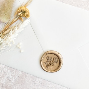Viooltje zelfklevende lakzegels // envelopstempels voor huwelijksuitnodigingen, briefpapier, wenskaarten, brieven, cadeaupapier en speciale gelegenheden