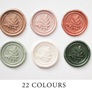 Sage Self Adhesive Wax Seal // Wax Seal Stamp, Wax Stamp, Wedding Stamp, Wedding Invitation, Sealing Wax, Envelope Seal image 1