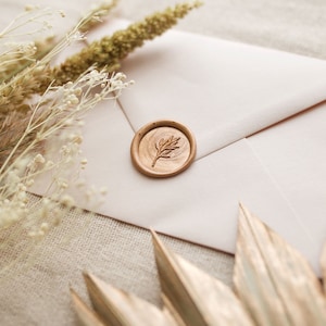 Sellos de lacre autoadhesivos Willow // Sellos para sobres para invitaciones de boda, papelería, tarjetas de felicitación, cartas, papel de regalo y ocasiones especiales
