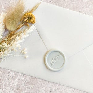 Sellos de lacre autoadhesivos de lavanda // Sellos para sobres para invitaciones de boda, papelería, tarjetas de felicitación, cartas, papel de regalo y ocasiones especiales