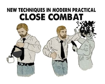 PATRIOT Show "New Techniques In Modern Practical Close Combat" Printable Image (PNG & JPG Only) Instant Download