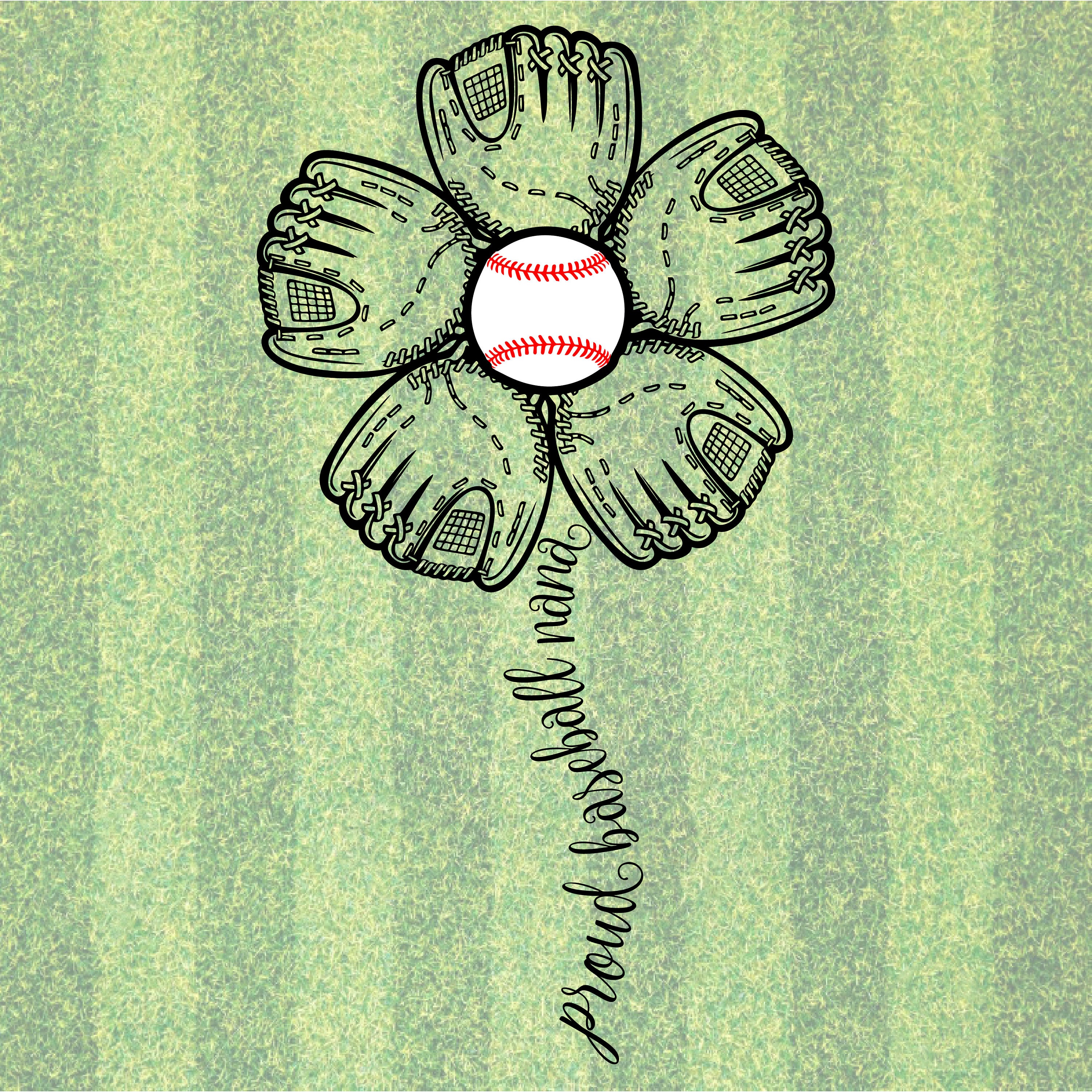 Download SVG Proud Baseball Nana SVG Design Cricut Silhouette Cut File | Etsy