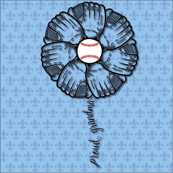 Download Svg Proud Baseball Grandma Digital Cut File For Cricut Etsy