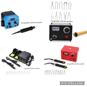 Wire Tips Full Set of 22 Replacement Pyrography Wood Burning Nibs Tips ...