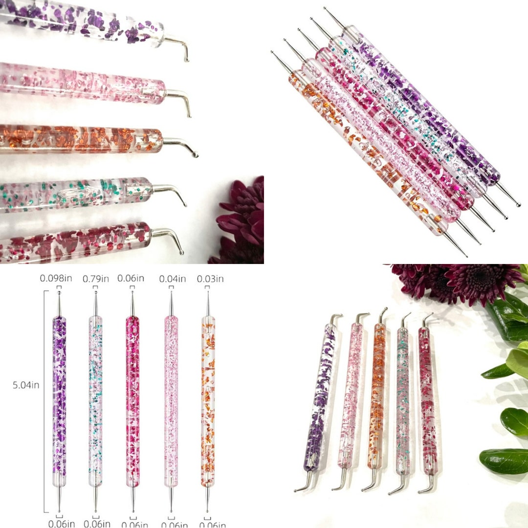 Curved Tips Straight Tips Dotting Tools for Dot Art Acrylic Painting
