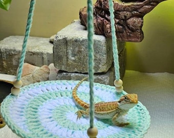 Spiral Crochet Lizard Swing / Hammock