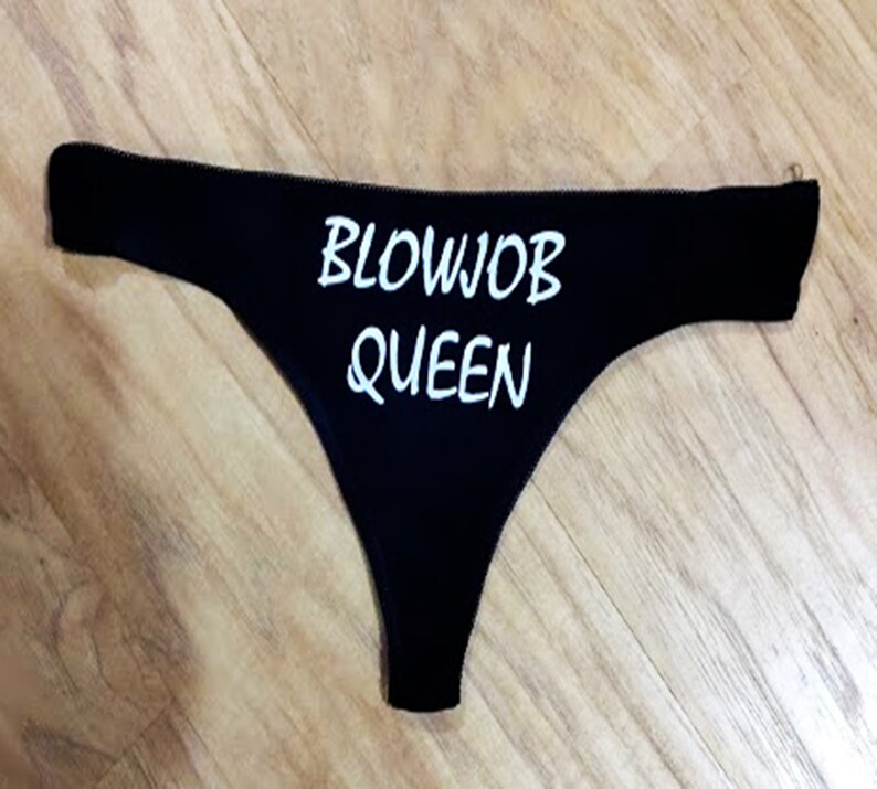 Blowjob Queen Funny Panties Women's Underwear Funny Etsy