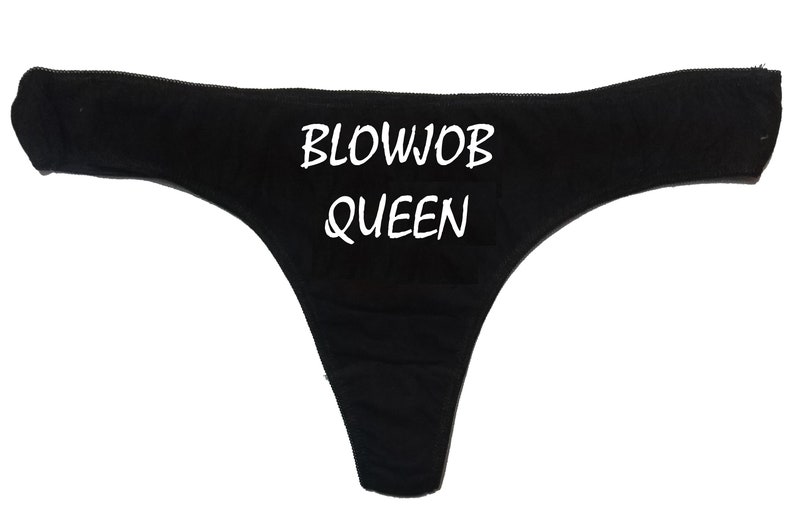 Blowjob Queen Funny Panties Womens Underwear Funny Etsy