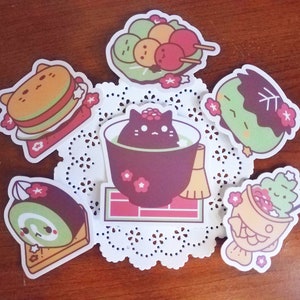 Adzuki Meowtcha thee en vriendenstickers