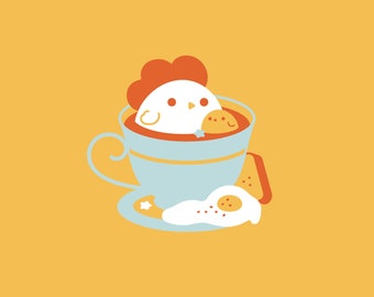 English Bwokfast Tea Art Print