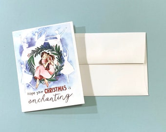Christmas Nutcracker Card, Christmas Card, Holiday Card, Greeting Card, Nutcracker Card, Nutcracker Illustration, Christmas Gift