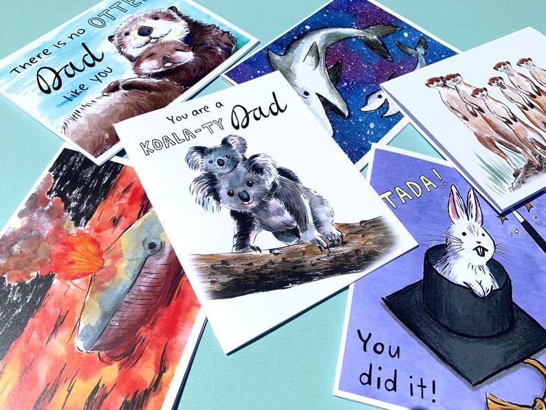 Any 5 cards Greeting Cards Holiday Card Birthday Card Thank you Card Christmas Card Congrats Card Thinking of You Card Bulk Cards