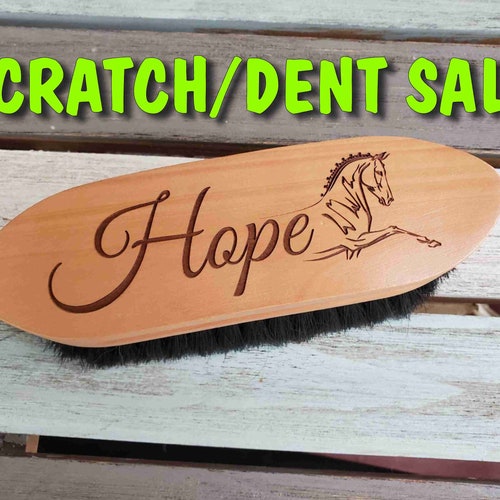 Beautiful Custom Engraved Horse Brushes Grooming Tools Etsy