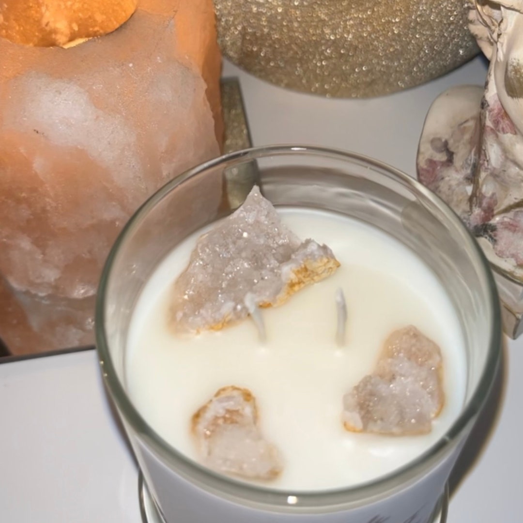 Crystals Candle - Etsy