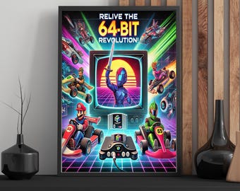 マリオパーティ2 - ニンテンドー64 ポスター 13x19 - Etsy 日本