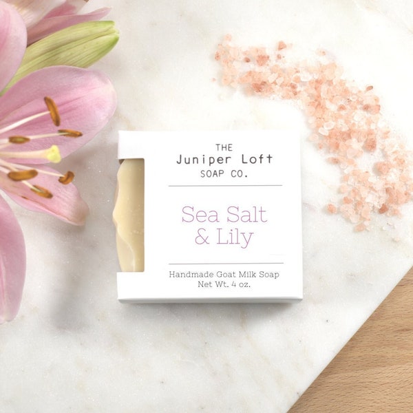Sea Salt & Lily Goat Milk Soap