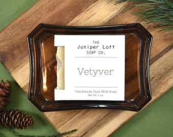 Vetyver Goat Milk Soap