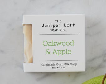 Oakwood & Apple Goat Milk Soap