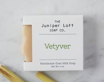 Vetyver Goat Milk Soap