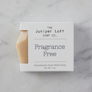 Fragrance Free Goat Milk Soap