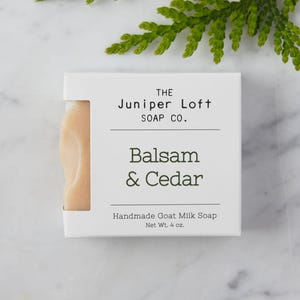 Balsam & Cedar Goat Milk Soap