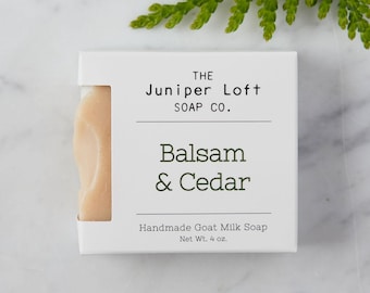 Balsam & Cedar Goat Milk Soap