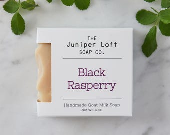 Black Raspberry Goat Milk Soap