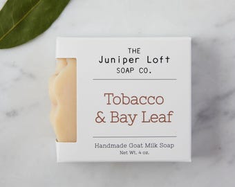 Tobacco & Bay Leaf Goat Milk Soap