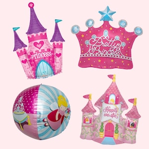 Princess Balloons | Princess Birthday Party Decorations | Happily Ever After Balloon | Princess Party Supplies
