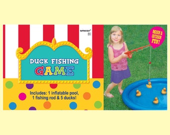 Duck Fishing Carnival Game | Carnival Birthday Party Decorations | Circus Party Supplies | Carnival Games | Backyard Carnival Decoration