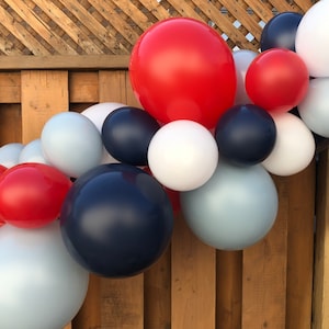 Baseball Balloon Garland | Rookie Year Birthday Party | Sports Birthday Party Supplies