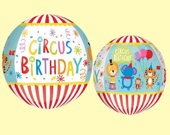 16" Orbz Circus Balloon | Circus Party Decoration | Carnival Birthday Party Decor