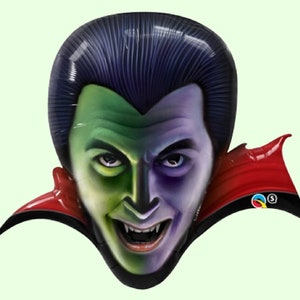 Jumbo 36 Inch Count Dracula Balloon | Vampire Birthday Party Decorations | Classic Monsters Party Decor | Dracula Halloween Party Decor