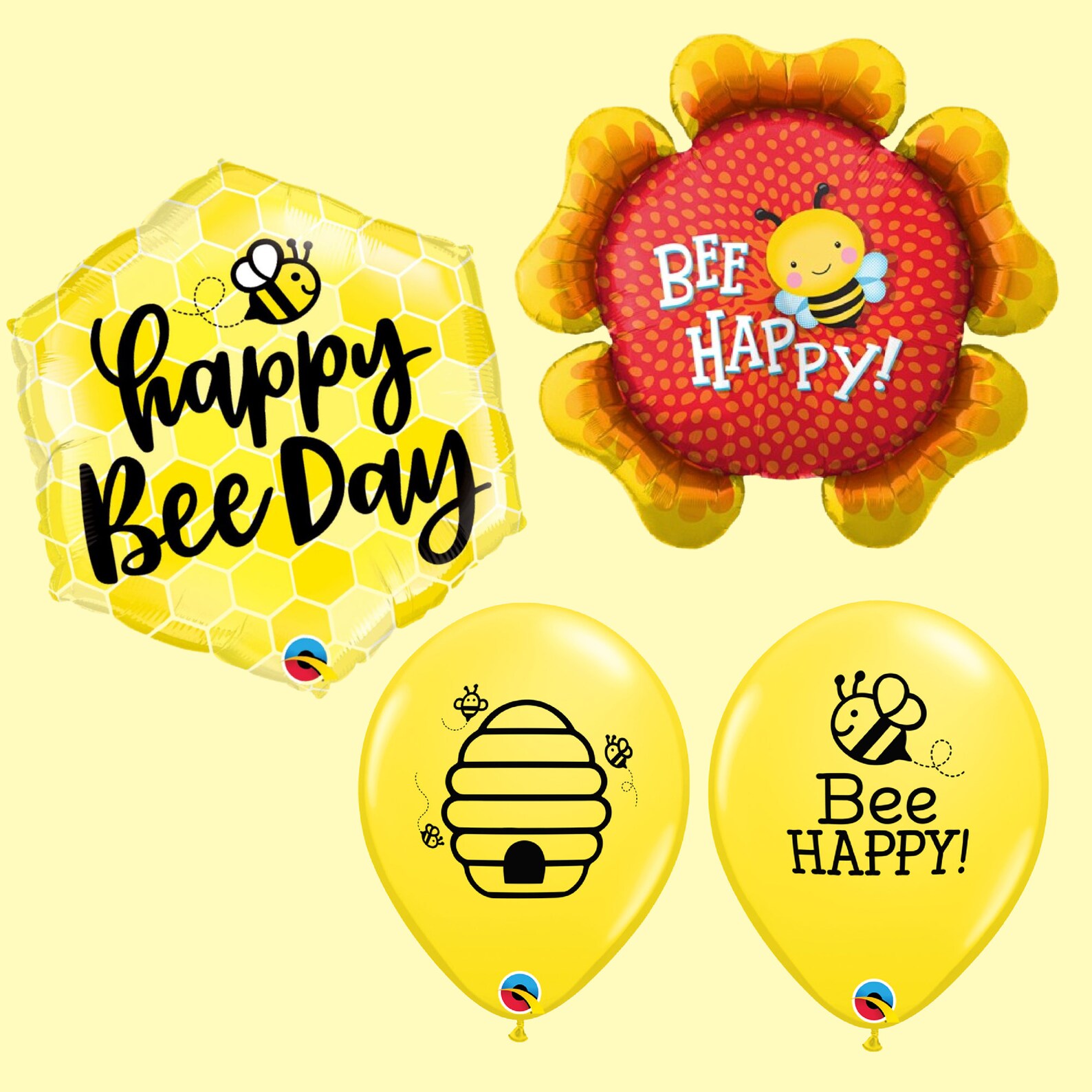 Bumble Bee Balloons | Bee Birthday Party Decorations | First Beeday ...
