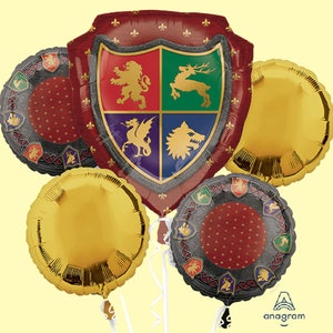 Medieval Times Balloon Bouquet | Knight Birthday Party Decor | Medieval Party Supplies