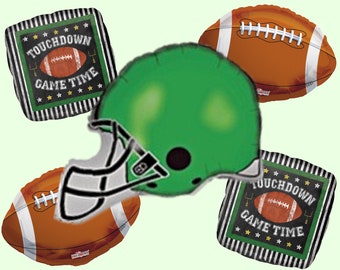 Football Balloon Bouquet | Sports Birthday Party Decorations | First Down Birthday Party Decorations | Sports Party Supplies