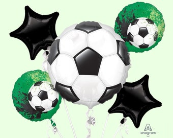 Soccer Ball Balloon Bouquet | Soccer Birthday Party Decorations | Sports Party Decor