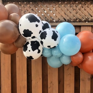 Cowboy Balloon Garland | Rodeo Birthday Party Decorations | My First Rodeo | Last Rodeo | Farm Party Decorations | Barnyard Party Supplies