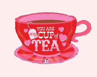 29" Cup of Tea Balloon | Tea Party Decorations | Tea Party Supplies | Tea for Two | Tea Baby Shower