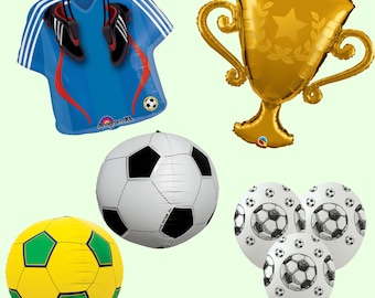 Soccer Balloons | Soccer Birthday Party Decorations | Sports Party Supplies | Soccer Ball Balloons | Sports Party Decor