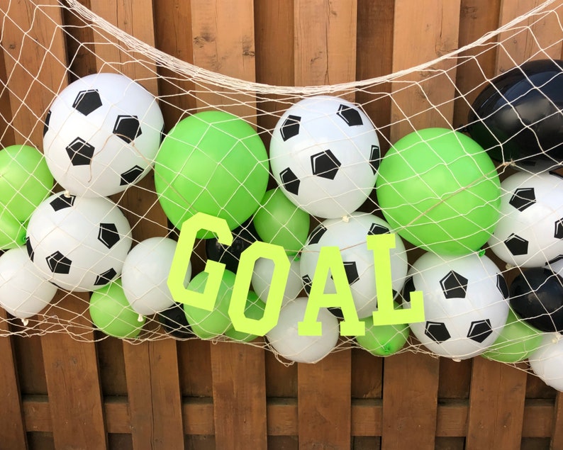 Soccer Balloon Party Backdrop Soccer Birthday Party Decorations Soccer Ball Party Supples Sports Party