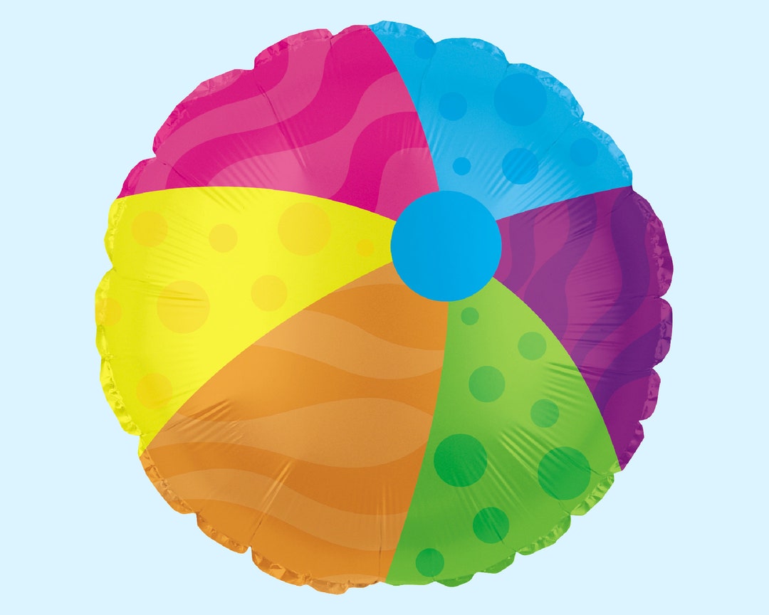 18 Inch Beach Ball Balloon Pool Birthday Party Decorations Etsy