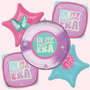 Birthday Era Balloons | Birthday Era Birthday Party Decorations | Preppy Party Decor