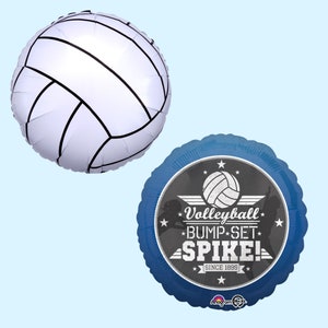 Volleyball Balloons | Volleyball Birthday Party Decorations | Sports Party Supplies
