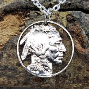 Indian Head Pendant - Etsy