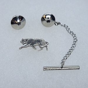 Lynx Pin, Lynx Tie Tack, Cat Pin, Cat Tie Tack, Canadian Quarter, .800 Silver, Cut Coin Jewelry, Artisan Jewelry, Silver Jewelry