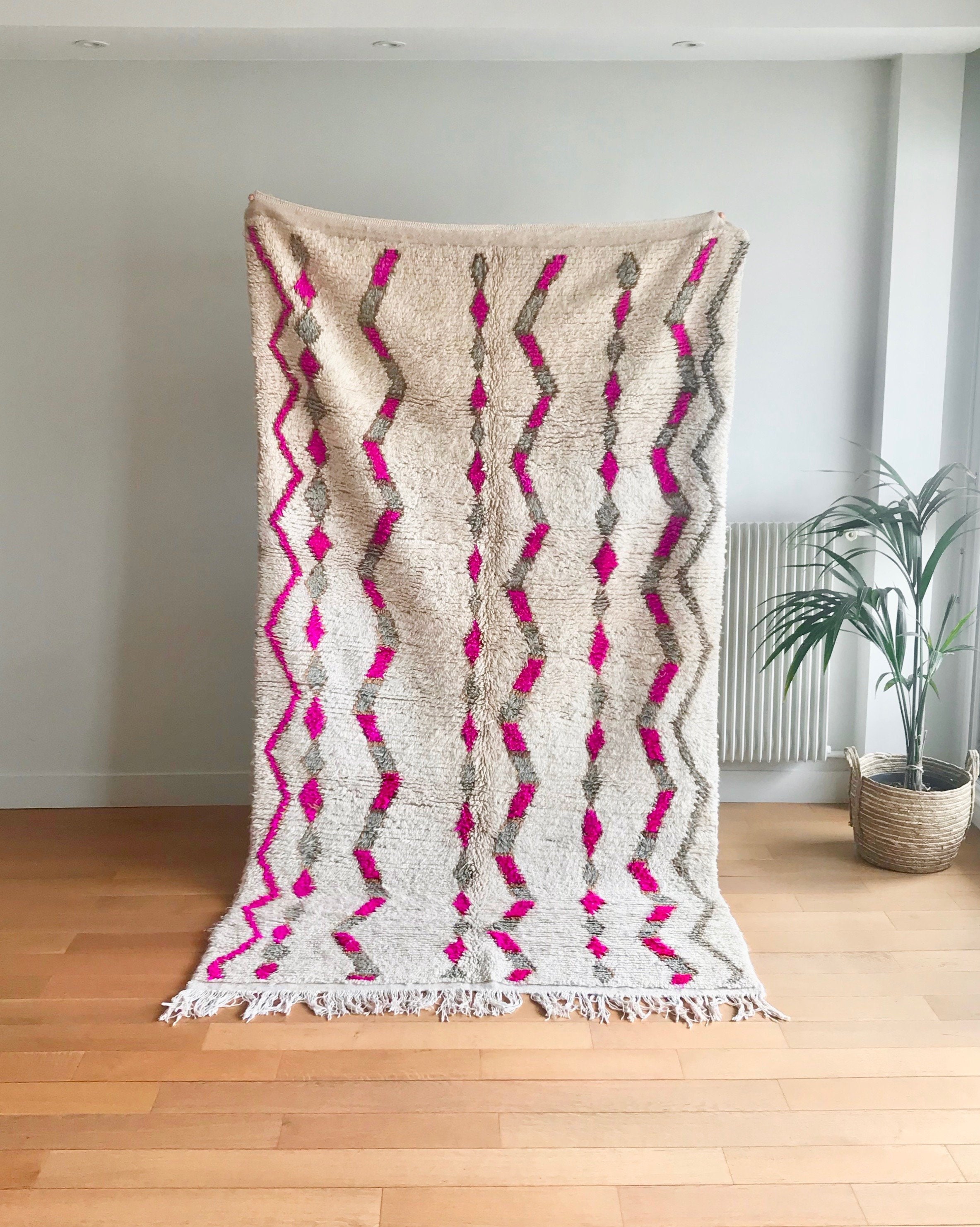 Tapis Berbère Azilal, Tapis Marocain Authentique 250x140 cm/8.2x4.6 Pieds