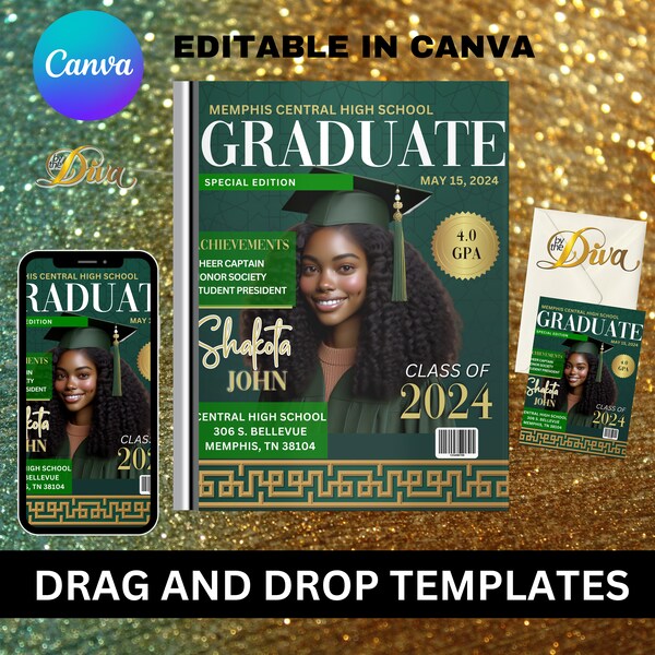 Graduation Magazine Templates